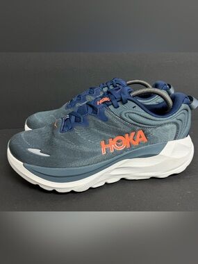 Hoka One One Gaviota 6 Men's Size 9 4E X-Wide Midnight Blue Shoes BARELY WORN